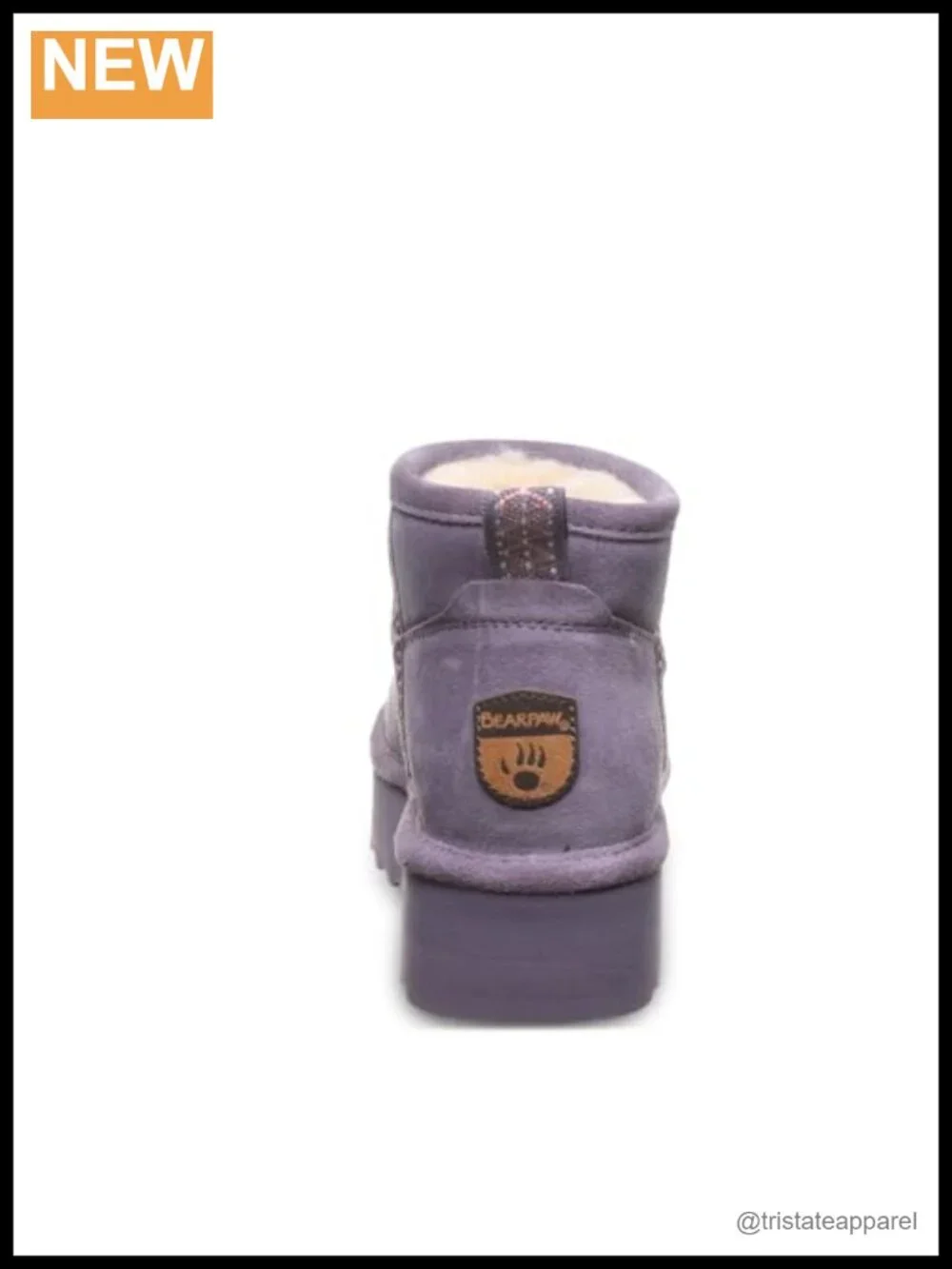 Women's Suede Ankle Boots | Slip On Winter Booties | Wool Blend Lining |